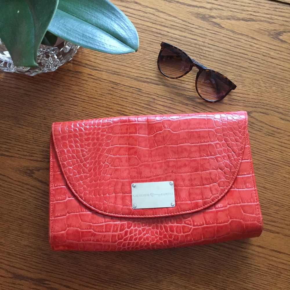 ⭐️ Catherine Rapetti Leather Clutch